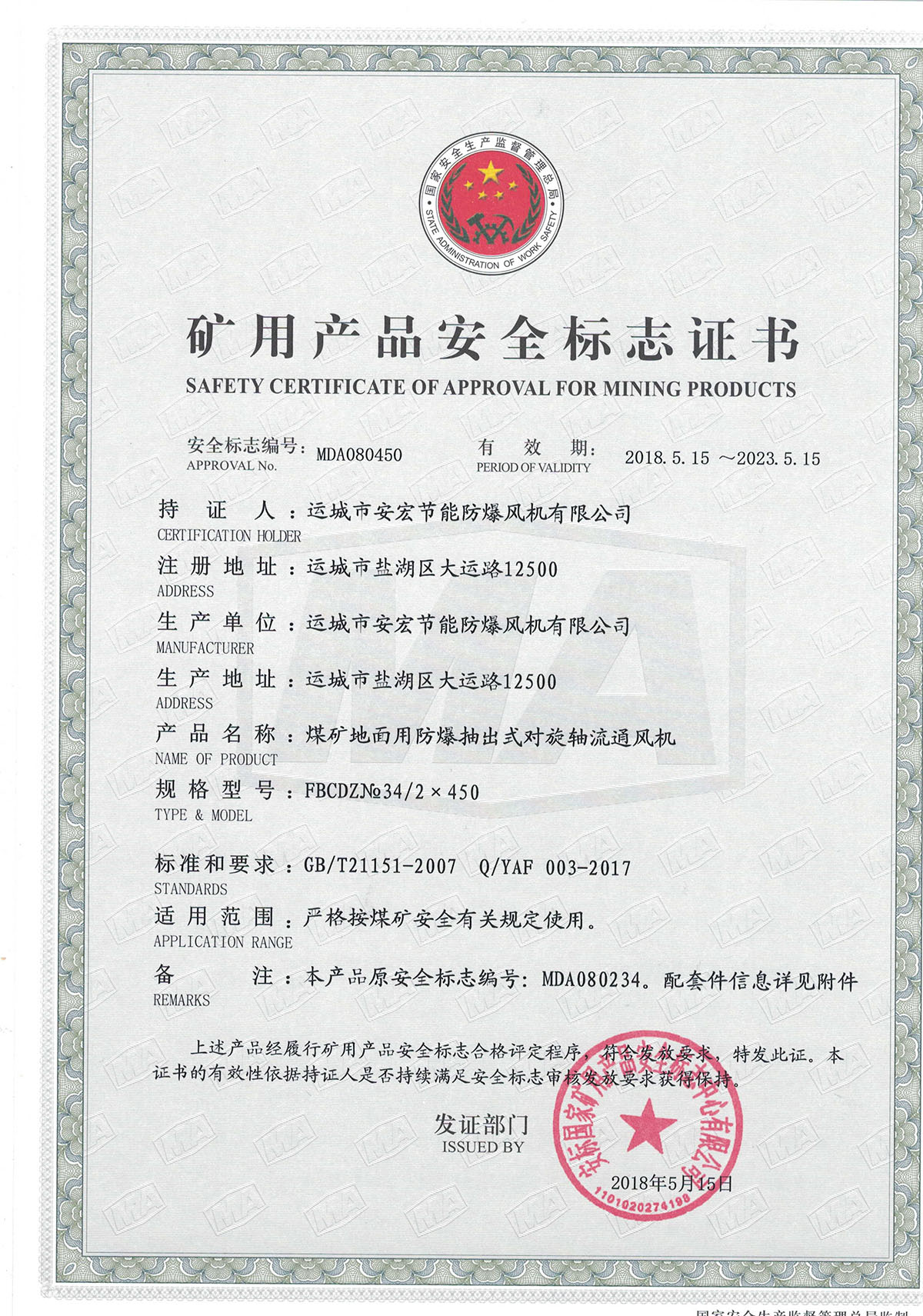 FBCDZ�� 34/2*450 ��(du��)���S��ͨ�L(f��ng)�C(j��)